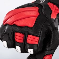 RST Turbine Gloves CE - Black Red White -Hot Sale getgeared Shop rst turbine gloves ce black red white md102669redd 3