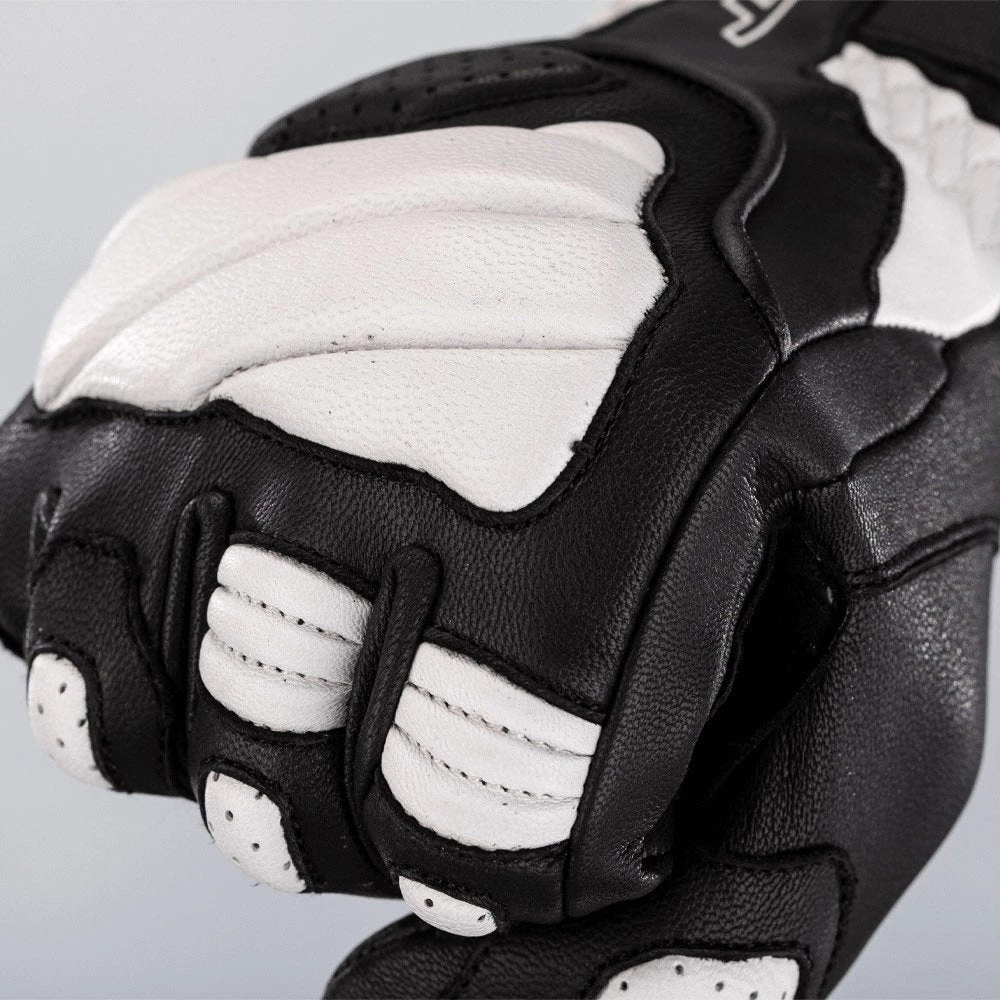 RST Turbine Gloves CE - Black White 5 RST Turbine Gloves CE - Black White - Image 3