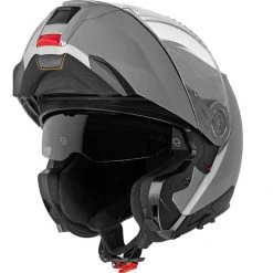 Schuberth C5 Flip Helmet - Concrete Grey -Hot Sale getgeared Shop schuberth c5 flip helmet concrete grey ta910c5cgd 3