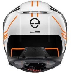 Schuberth C5 Flip Helmet Master - Orange -Hot Sale getgeared Shop schuberth c5 flip helmet master orange ta910c5maord 4