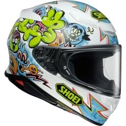 Shoei NXR 2 Mural TC10 Helmet - White Blue 8 Shoei NXR 2 Mural TC10 Helmet - White Blue -Hot Sale getgeared Shop shoei nxr 2 mural tc10 helmet white blue fx0792685d 3