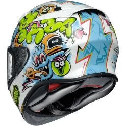 Shoei NXR 2 Mural TC10 Helmet - White Blue 9 Shoei NXR 2 Mural TC10 Helmet - White Blue -Hot Sale getgeared Shop shoei nxr 2 mural tc10 helmet white blue fx0792685d 4