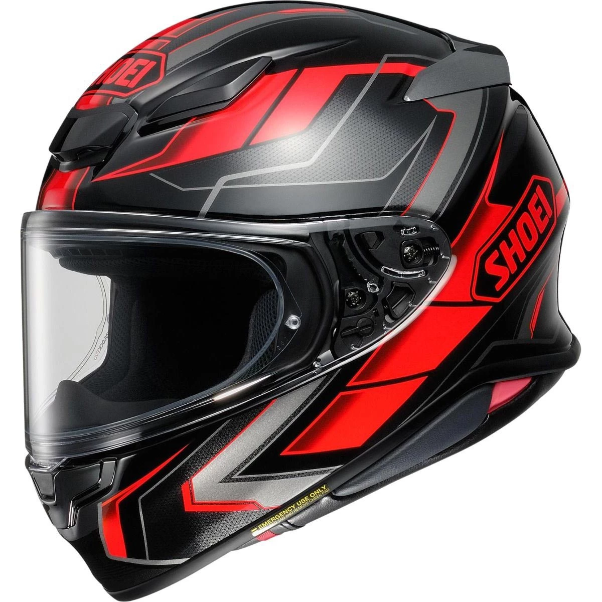 Shoei NXR 2 Prologue TC1 Helmet - Black Red 3 Shoei NXR 2 Prologue TC1 Helmet - Black Red