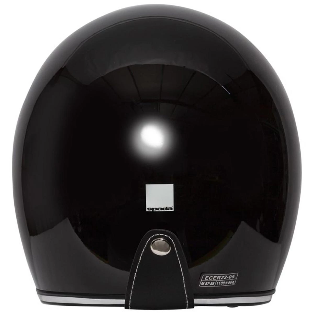 Spada Open Face Classic Helmet - Black 6 Spada Open Face Classic Helmet - Black - Image 4