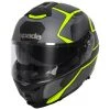 Spada Orion Slate Flip Front Helmet - Matt Black Yellow -Hot Sale getgeared Shop spada orion slate flip front helmet matt black yellow fx765245d 1