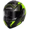 Spada Orion Whip Flip Front Helmet - Matt Black Yellow -Hot Sale getgeared Shop spada orion whip flip front helmet matt black yellow fx0762800d 1